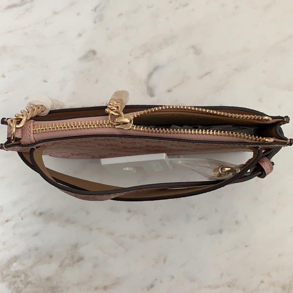 Michael Kors Pink Pull Chain Belt Bag - Picture 12 of 14